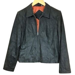Copper Key snake skin genuine leather jacket.